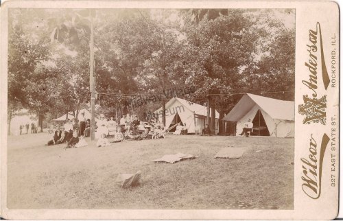 Family Camping 1900s